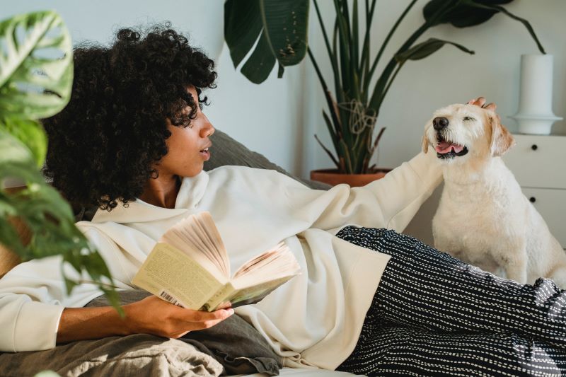 reading to dogs
