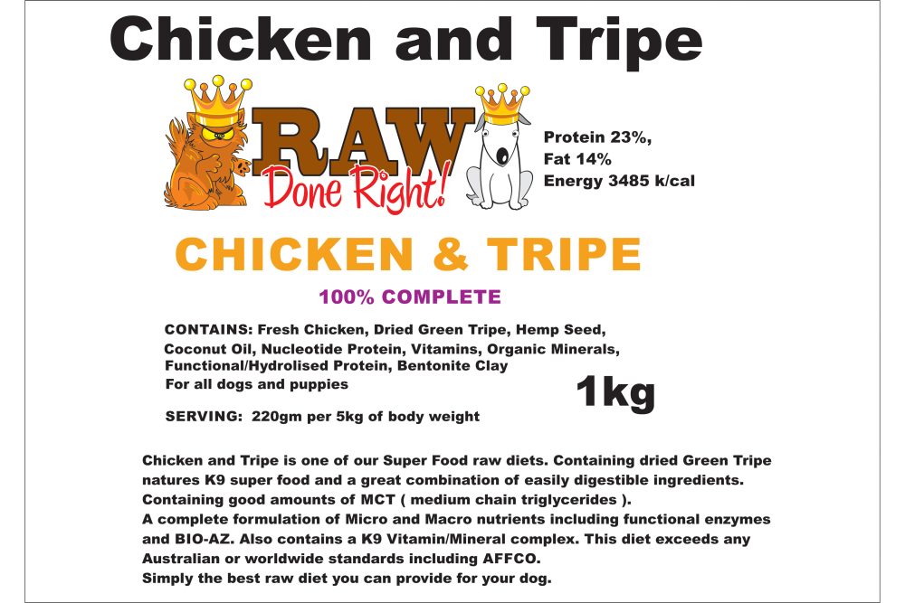 Chicken and Tripe 1kg - Image 2