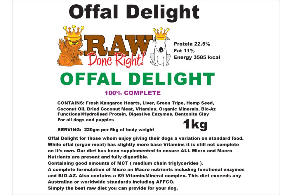 Offal Delight 1kg - Image 2