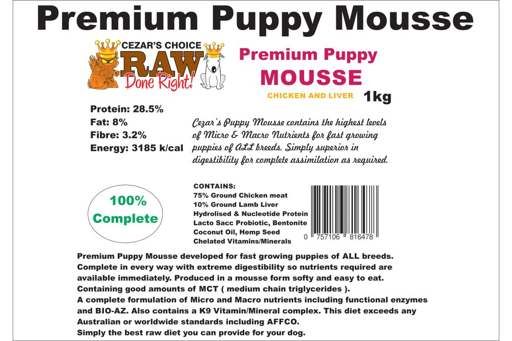Premium Puppy Mousse 1kg - Image 2