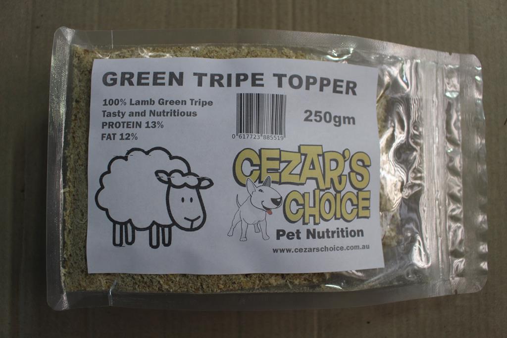 Green Tripe Topper 250gm