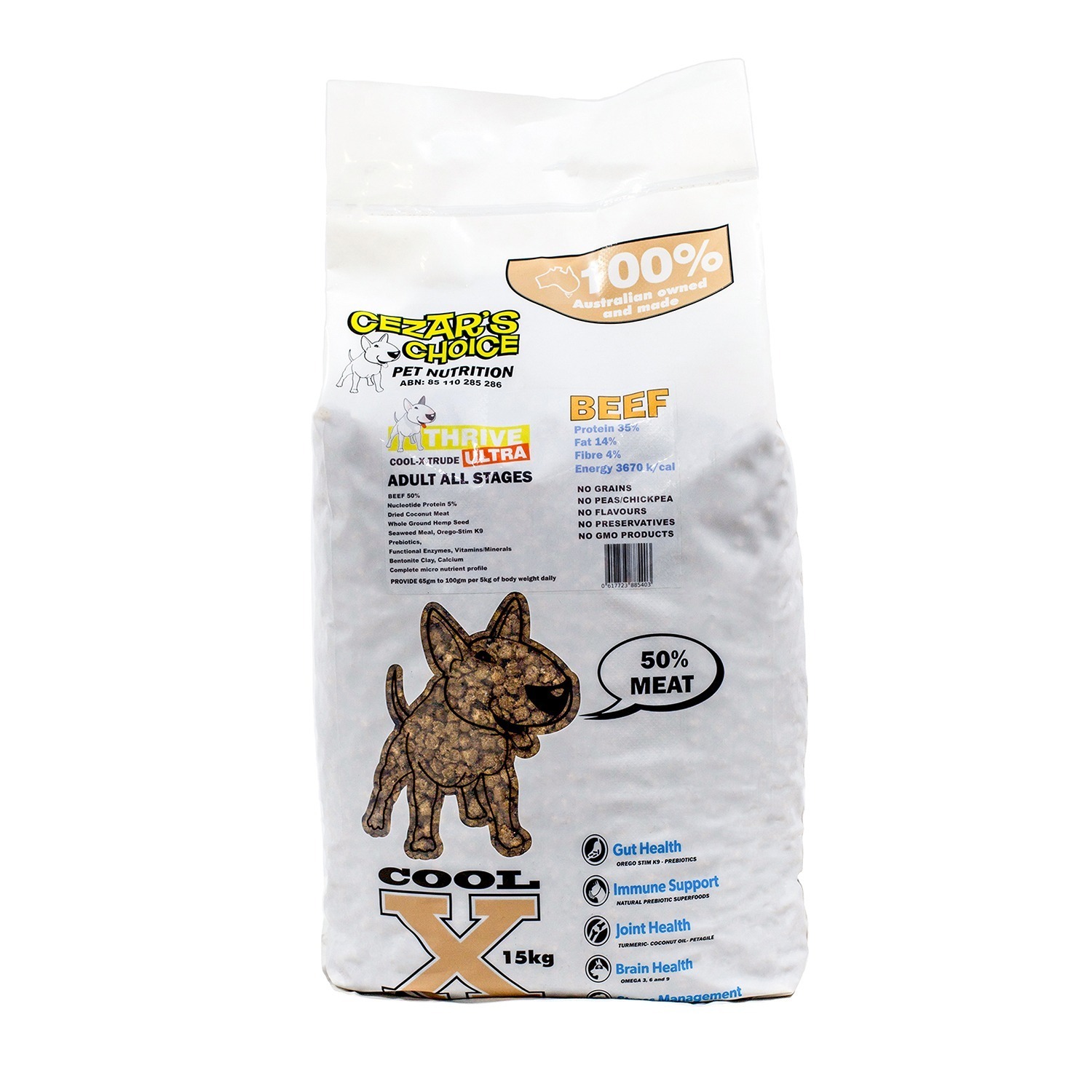 Cezar's Ultra Grain Free Beef Adult 12kg - Image 2