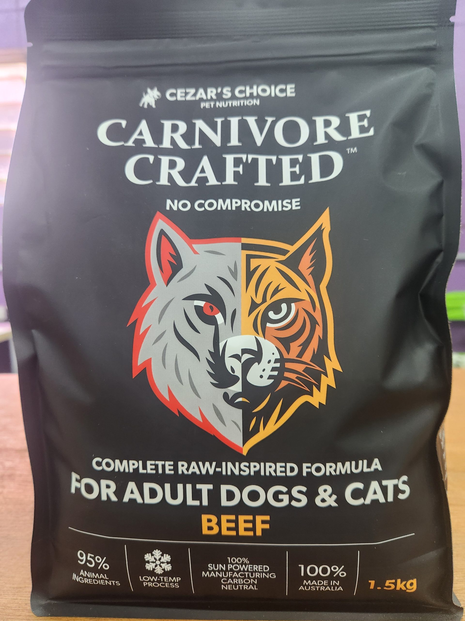 Carnivore Created Cat and Dog Food Combined